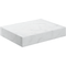 Ruby Smokey 600mm Wall Hung Basin Shelf | White Marble | RUBY106968