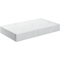 Ruby Smokey 800mm Wall Hung Basin Shelf | White Marble | RUBY106969