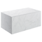 Ruby Smokey 800mm Wall Hung Storage Drawer | White Marble | RUBY106966
