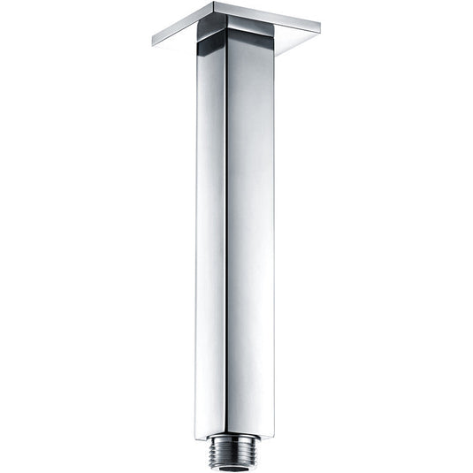 Ruby Square Ceiling Arm 180mm - Chrome - RUBY105592 - Envy Bathrooms Ltd