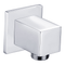 Ruby Square Wall Outlet Elbow | Chrome | RUBY105593
