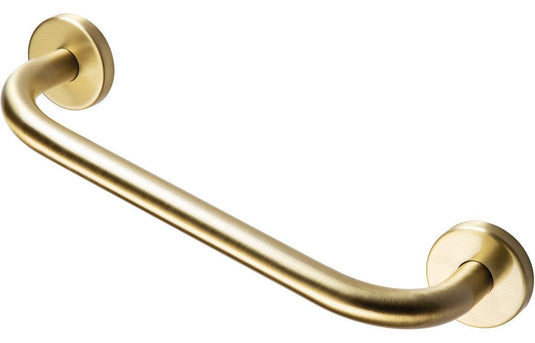 Ruby Straight 35cm Grab Rail - Brushed Brass - RUBY105494 - Envy Bathrooms Ltd