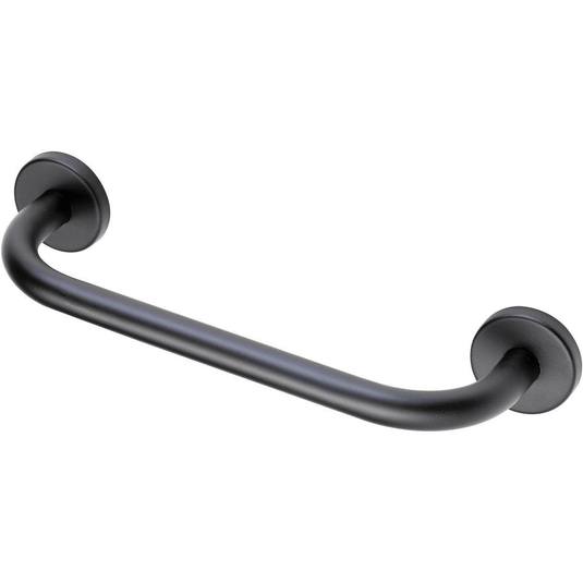 Ruby Straight 64cm Grab Rail - Matt Black - RUBY105499 - Envy Bathrooms Ltd