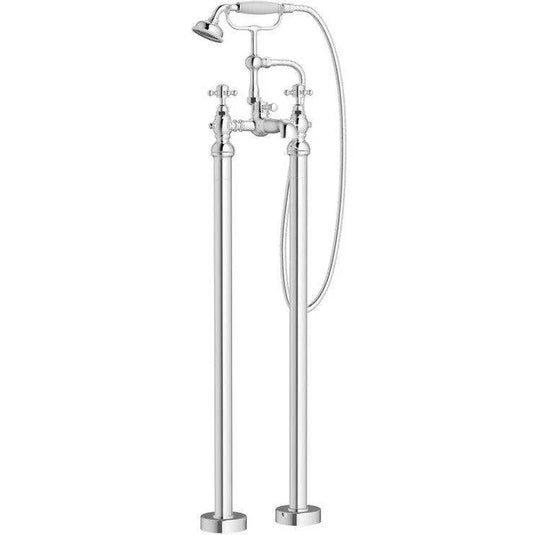 Ruby Thor Floor Standing Bath/Shower Mixer & Shower Kit - Chrome - RUBY105780 - Envy Bathrooms Ltd