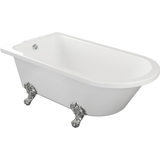 Ruby Tilly Freestanding 1700x750x650mm 2TH Corner Bath w/Feet - RUBY102820