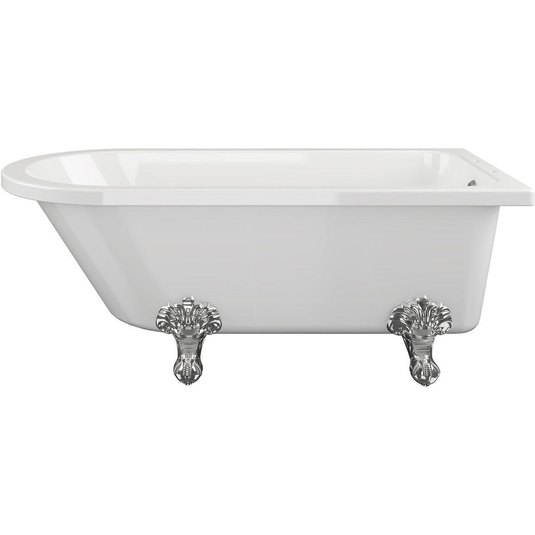 Ruby Tilly Freestanding 1700x750x650mm 2TH Corner Bath w/Feet - RUBY102820