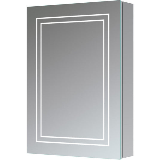 Ruby Toby 500mm 1 Door Front-Lit LED Mirror Cabinet - RUBY106299 - Envy Bathrooms Ltd