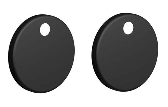 Ruby Toilet Seat Cover Caps - Matt Black - RUBY106334 - Envy Bathrooms Ltd