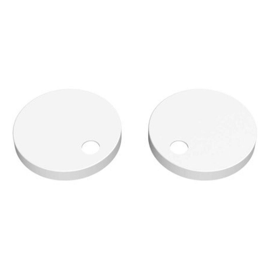 Ruby Toilet Seat Cover Caps - White - RUBY106335