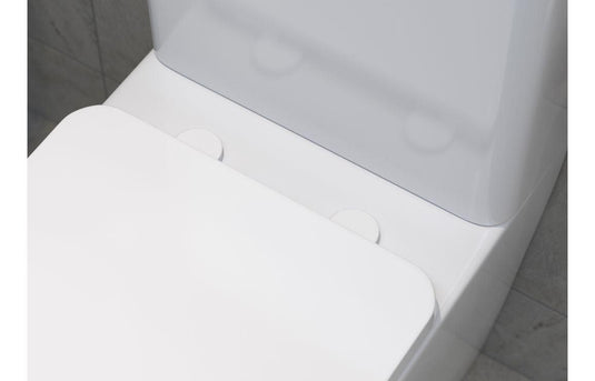 Ruby Toilet Seat Cover Caps - White - RUBY106335 - Envy Bathrooms Ltd