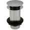 Ruby Unslotted Mushroom Basin Waste (1 1/4") | Chrome | RUBY105719
