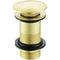 Ruby Unslotted Mushroom Basin Waste (1 1/4") | Brushed Brass | RUBY105814