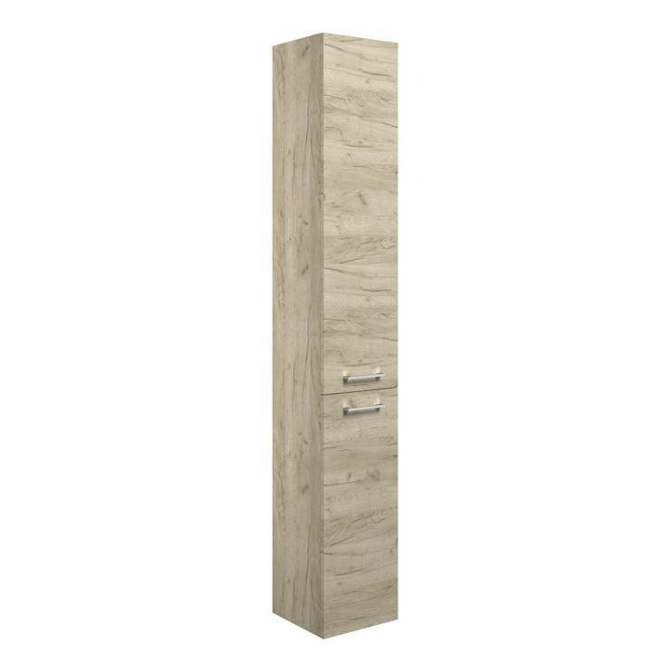 Ruby Winston 350mm Floor Standing 2 Door Tall Unit | Oak | RUBY107500