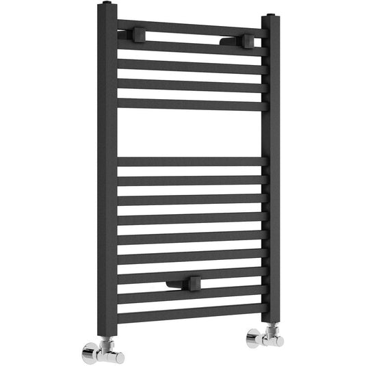 Ruby Ziggy Square Ladder Radiator (500x690x30mm) - Anthracite - RUBY102988 - Envy Bathrooms Ltd