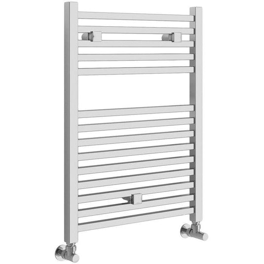 Ruby Ziggy Square Ladder Radiator (500x690x30mm) - Chrome - RUBY102985 - Envy Bathrooms Ltd
