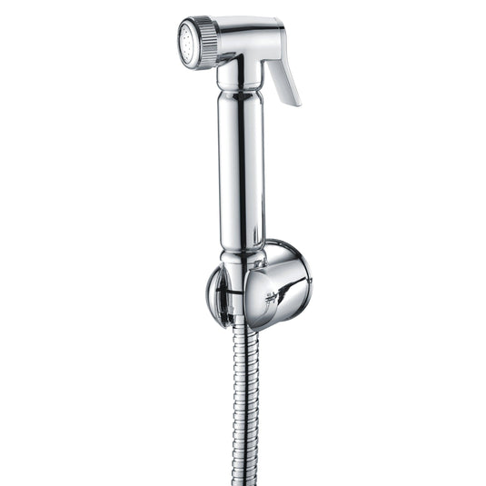 Scudo 1 Handle Wall Mounted Bidet Handset w/ Flexi Hose & Mount - Chrome - DOUCHE001 - Envy Bathrooms Ltd