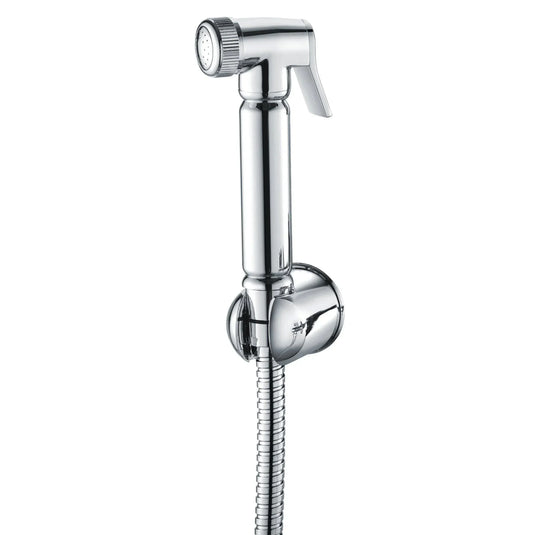 Scudo 1 Handle Wall Mounted Bidet Handset w/ Flexi Hose & Mount - Chrome - DOUCHE001 - Envy Bathrooms Ltd