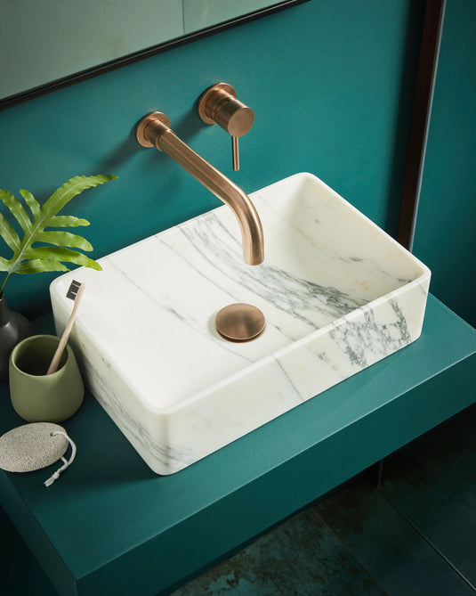 Scudo Basin Waste- Brushed Bronze - WASTE114BZ - Envy Bathrooms Ltd