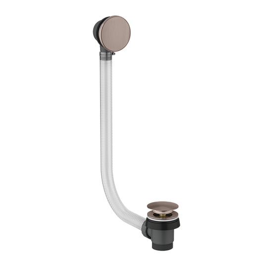 Scudo Bath Pop-Up Waste with Overflow - Brushed Bronze - WASTE115BZ - Envy Bathrooms Ltd