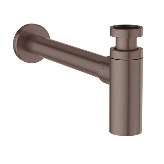 Scudo Brushed Bronze Minimalist Bottle Trap | BT06 - Envy Bathrooms Ltd
