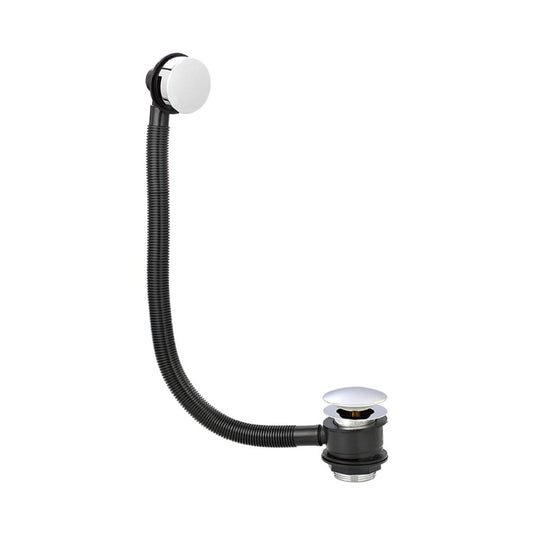 Scudo Chrome Bath Pop-Up Waste with Overflow Chrome | BW001 - Envy Bathrooms Ltd
