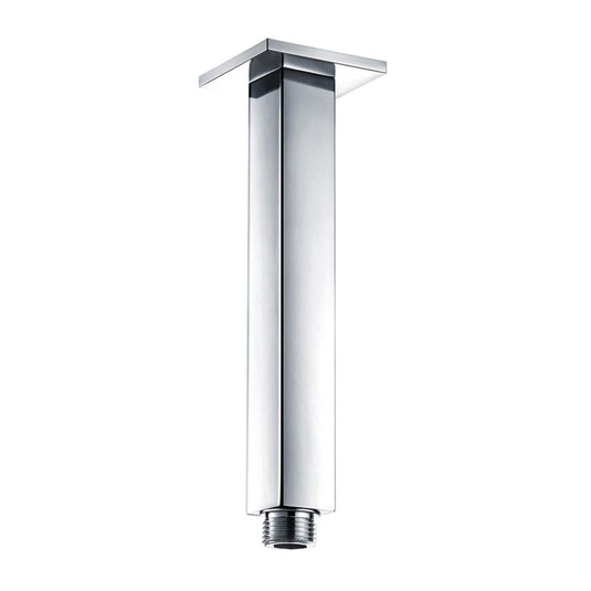 Scudo Chrome Square Ceiling Mounted Wall Arm | CEILINGARM001 - Envy Bathrooms Ltd