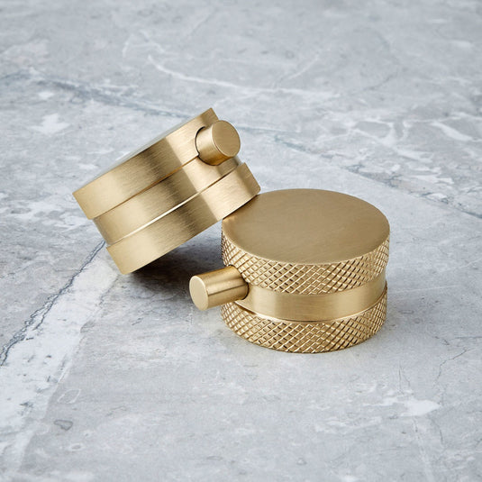 Scudo Core Brushed Brass Mixer Shower and Handset | NU-030 - Envy Bathrooms Ltd