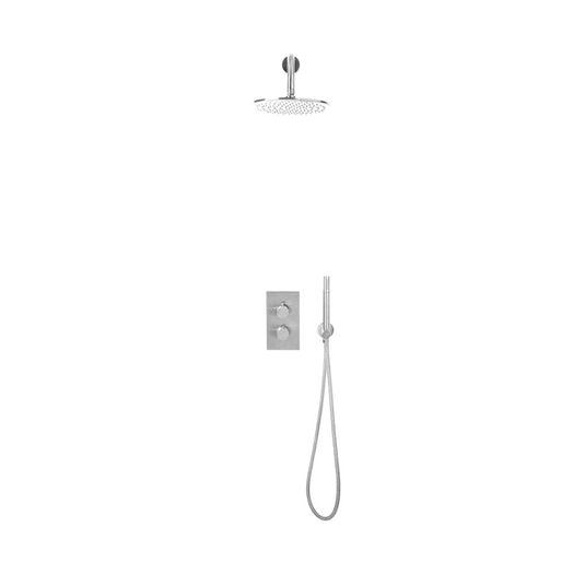 Scudo Core Chrome Mixer Shower and Handset | NU-028 - Envy Bathrooms Ltd