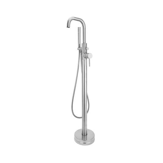 Scudo Core Collection 0 Tap Hole Freestanding Bath Tap - Chrome - NU-016 - Envy Bathrooms Ltd