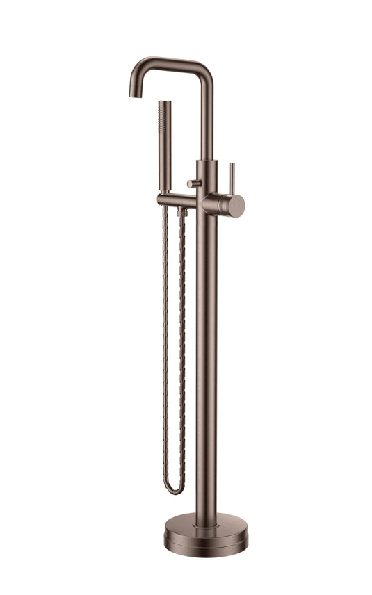 Scudo Core Freestanding Bath Mixer Tap - Brushed Bronze - NU-041 - Envy Bathrooms Ltd