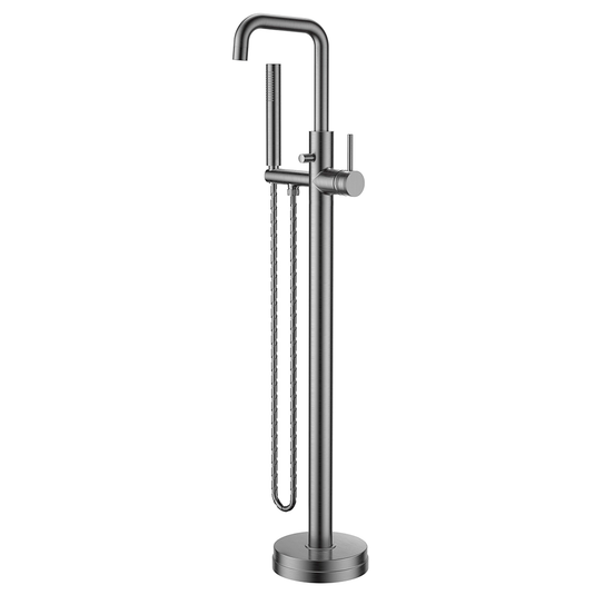 Scudo Core Freestanding Bath Mixer Tap - Gunmetal - NU-034