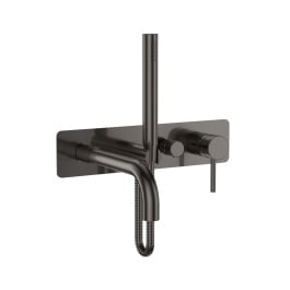 Scudo Core Gunmetal Wall Mounted Bath Shower Mixer and Handset | NU-153 - Envy Bathrooms Ltd