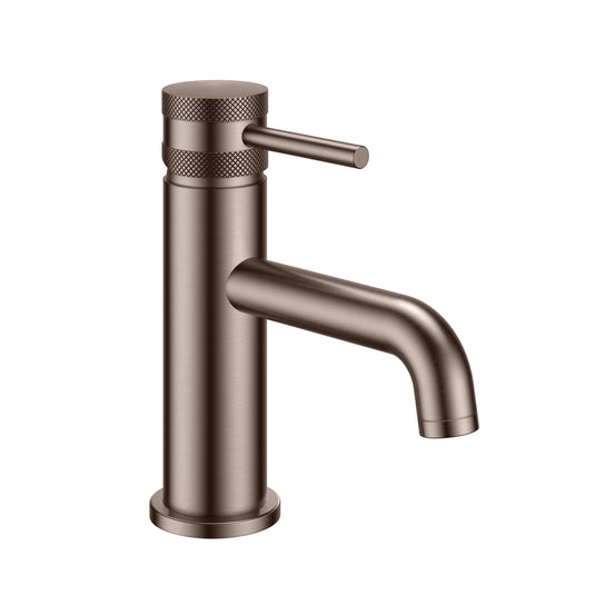 Scudo Core Mono Deck Mounted 1 Handle Basin Mixer Tap - Brushed Bronze - NU-038 - Envy Bathrooms Ltd