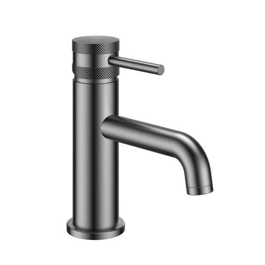 Scudo Core Mono Deck Mounted 1 Handle Basin Mixer Tap - Gunmetal - NU-031 - Envy Bathrooms Ltd