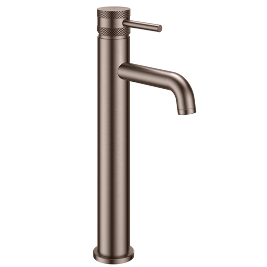 Scudo Core Tall Deck Mounted 1 Handle Mono Mixer Tap - Brushed Bronze - NU-039 - Envy Bathrooms Ltd