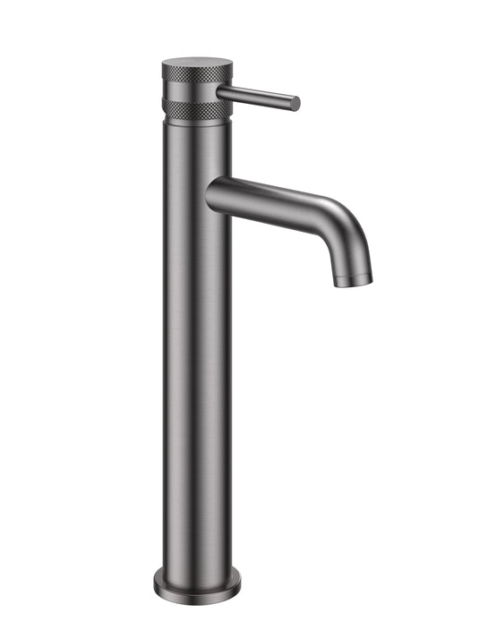 Scudo Core Tall Deck Mounted 1 Handle Mono Mixer Tap - Gunmetal - NU-032 - Envy Bathrooms Ltd