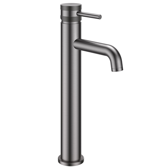 Scudo Core Tall Deck Mounted 1 Handle Mono Mixer Tap - Gunmetal - NU-032