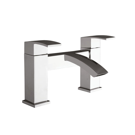 Scudo Descent 2 Tap Hole Deck Mounted Bath Filler Tap - Chrome - TAP032 - Envy Bathrooms Ltd