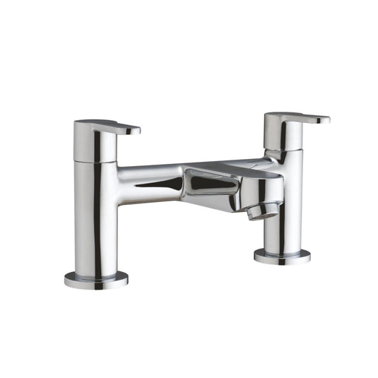 Scudo Favour 2 Tap Hole Deck Mounted Bath Filler Tap - Chrome - TAP022 - Envy Bathrooms Ltd