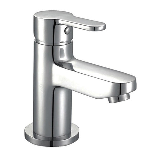 Scudo Favour Chrome Mono Basin Mixer Tap with Waste | TAP021 - Envy Bathrooms Ltd