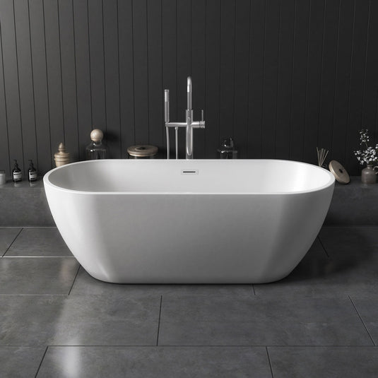 Scudo Form Freestanding Bath 1650 x 700mm Gloss White | BATH-FORM - Envy Bathrooms Ltd
