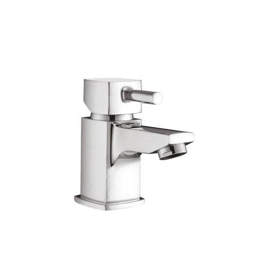 Scudo Forme Deck Mounted 1 Handle Basin Mixer Tap Inc. Waste - Chrome - TAP014 - Envy Bathrooms Ltd