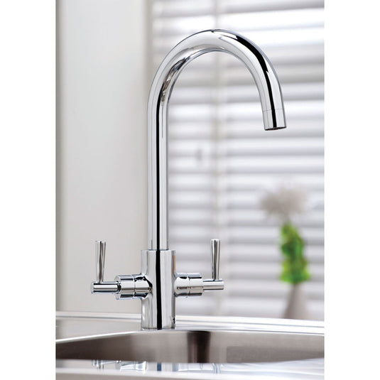 Scudo Kingston Chrome Kitchen Tap Chrome | KT12 - Envy Bathrooms Ltd