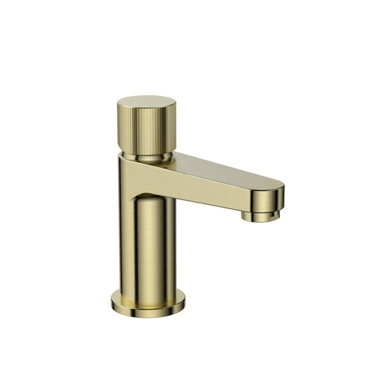 Scudo Koko Mini Basin Tap - Brushed Brass - KO-011 - Envy Bathrooms Ltd