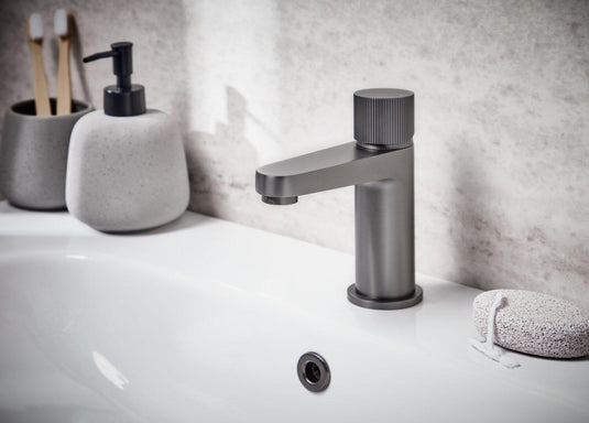 Scudo Koko Mini Basin Tap - Gunmetal - KO-021 - Envy Bathrooms Ltd