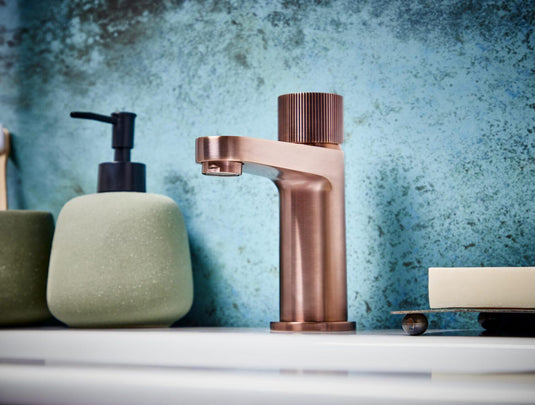 Scudo Koko Mono Basin Tap - Brushed Bronze - KO-032 - Envy Bathrooms Ltd