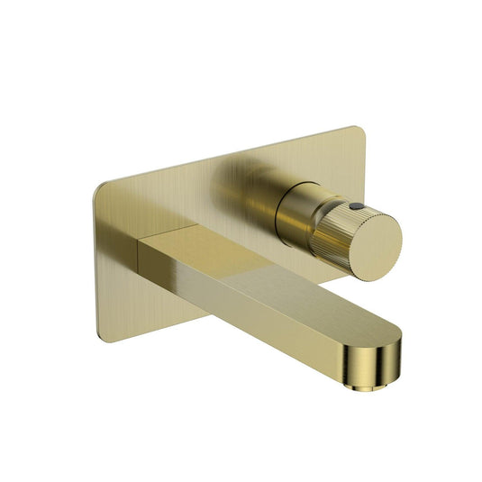 Scudo Koko Wall mounted Tap - Brushed Brass - KO-014 - Envy Bathrooms Ltd