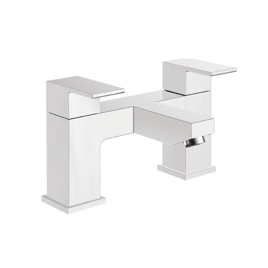 Scudo Lanza 2 Tap Hole Deck Mounted Bath Filler Tap - Chrome - TAP142 - Envy Bathrooms Ltd