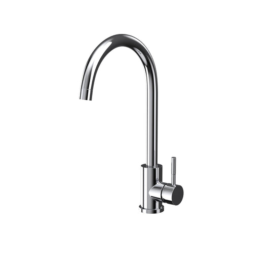 Scudo Manhattan Hole Kitchen Mixer Tap 1TH - Chrome - KT41 - Envy Bathrooms Ltd