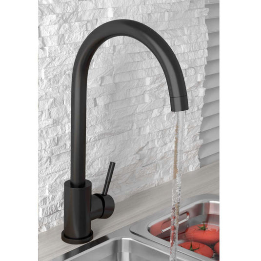 Scudo Manhattan Kitchen Mixer Tap - Black - KT43 - Envy Bathrooms Ltd